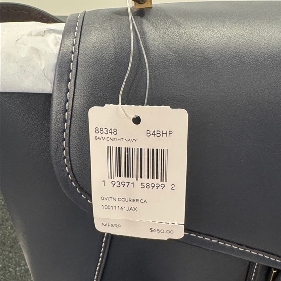Coach Courier Dark Blue Women's Satchel - Picture 4 of 4